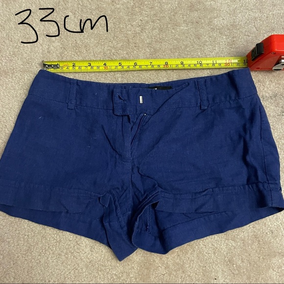 Forever 21 Blue Linen Shorts size XS - Picture 3 of 6